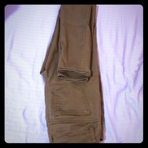 Olive green love, FIRE jeans